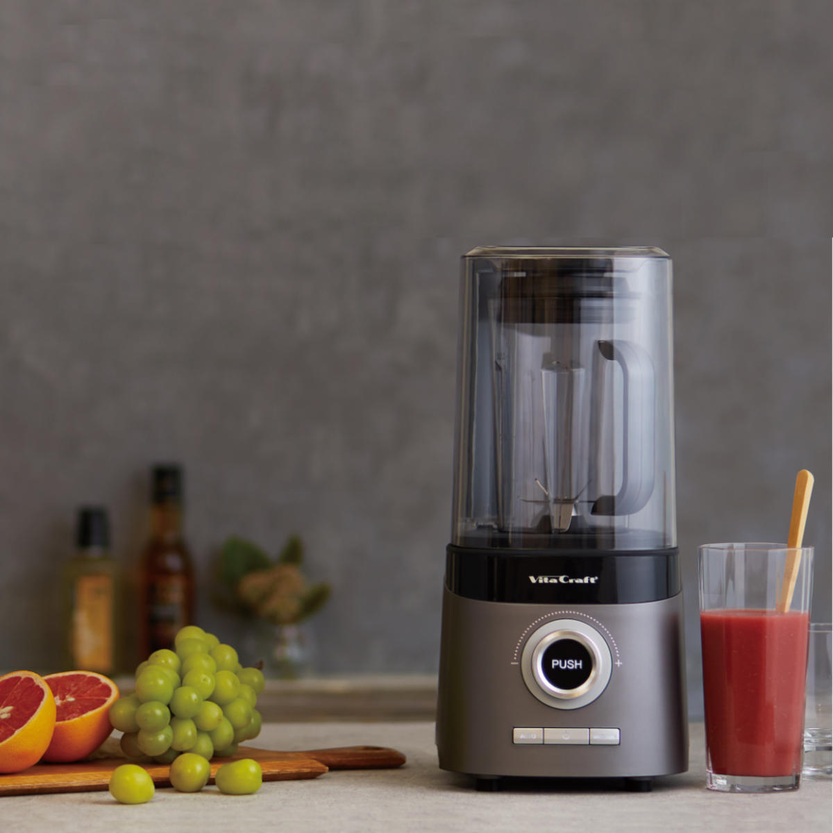 ビタクラフト 真空ブレンダー FRESQO スムージー&スープレシピブック付き