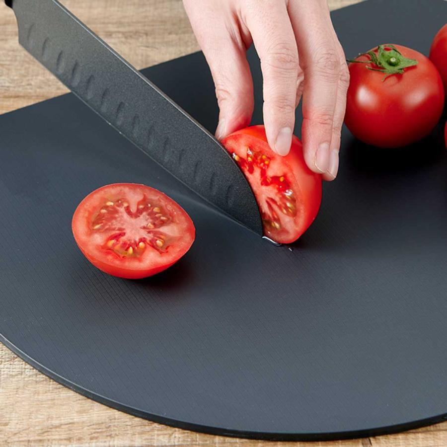 食洗機対応 丸いまな板 耐熱エラストマー 穴無し アイメディア