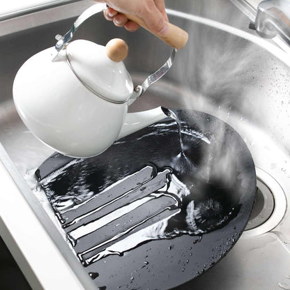 食洗機対応 丸いまな板 耐熱エラストマー 穴無し アイメディア