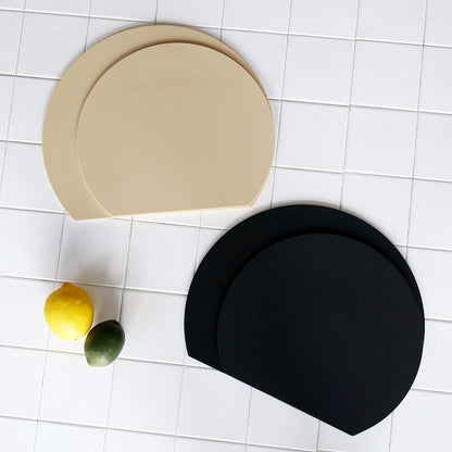 食洗機対応 丸いまな板 耐熱エラストマー 穴無し アイメディア