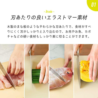 食洗機対応 丸いまな板 耐熱エラストマー 穴無し アイメディア