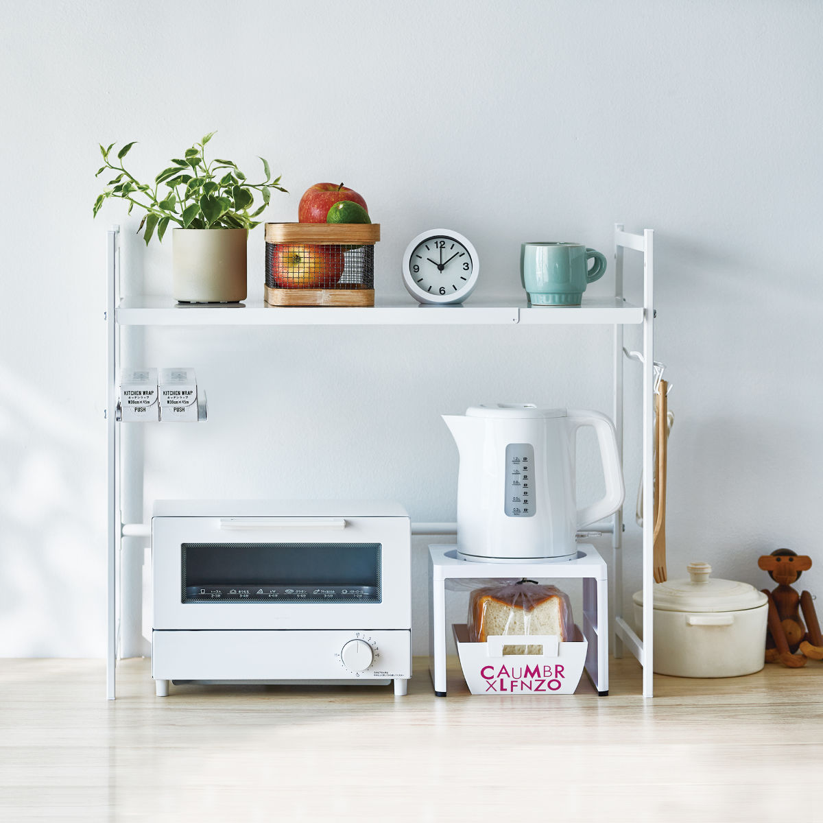 キッチンラック 電気ケトルラック コの字